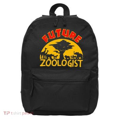 Future Zoologist Cute Zoology Students Funny Zoo Keeper Gift 16 in Basic Backpack
