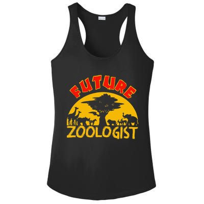 Future Zoologist Cute Zoology Students Funny Zoo Keeper Gift Ladies PosiCharge Competitor Racerback Tank