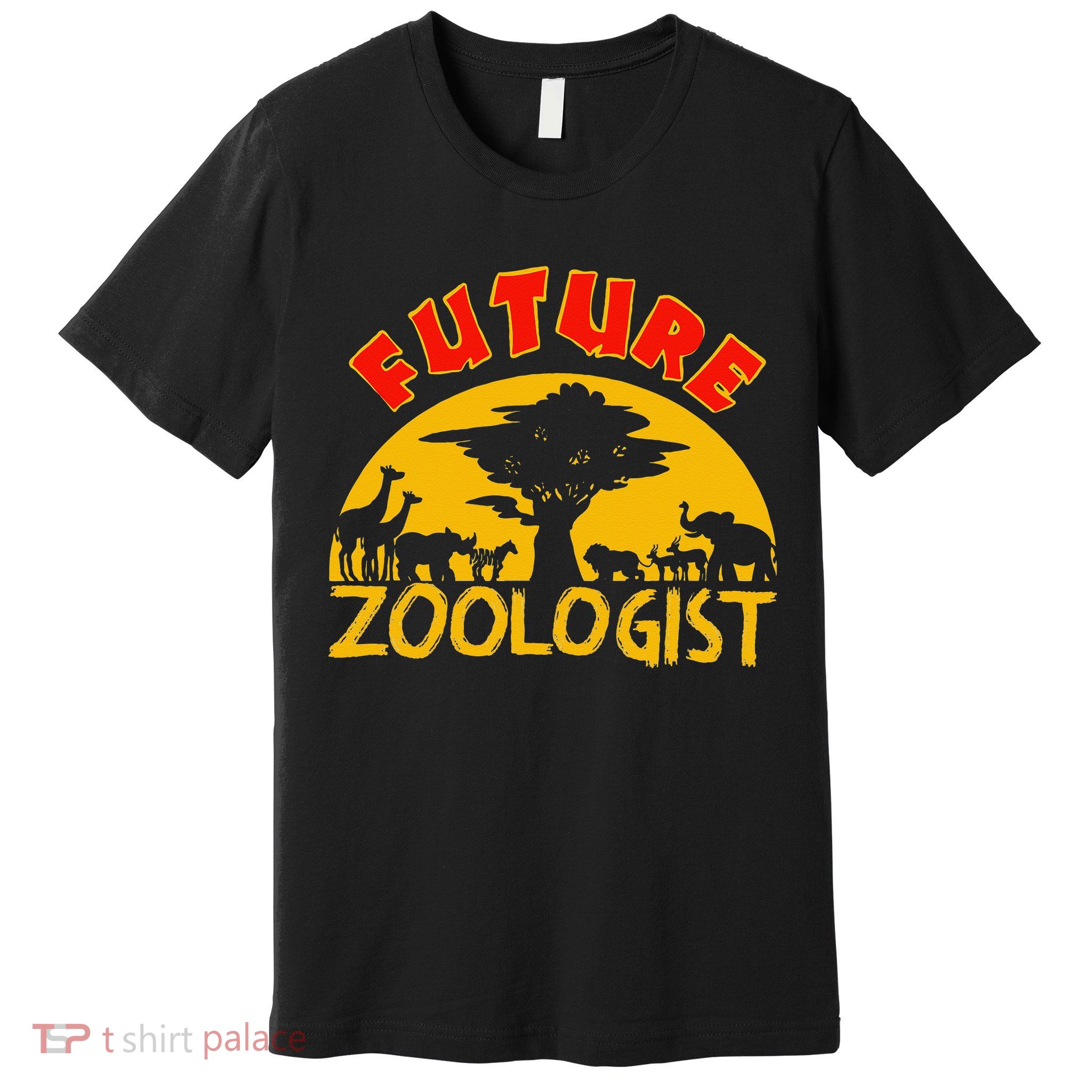 Future Zoologist Cute Zoology Students Funny Zoo Keeper Gift Premium T-Shirt