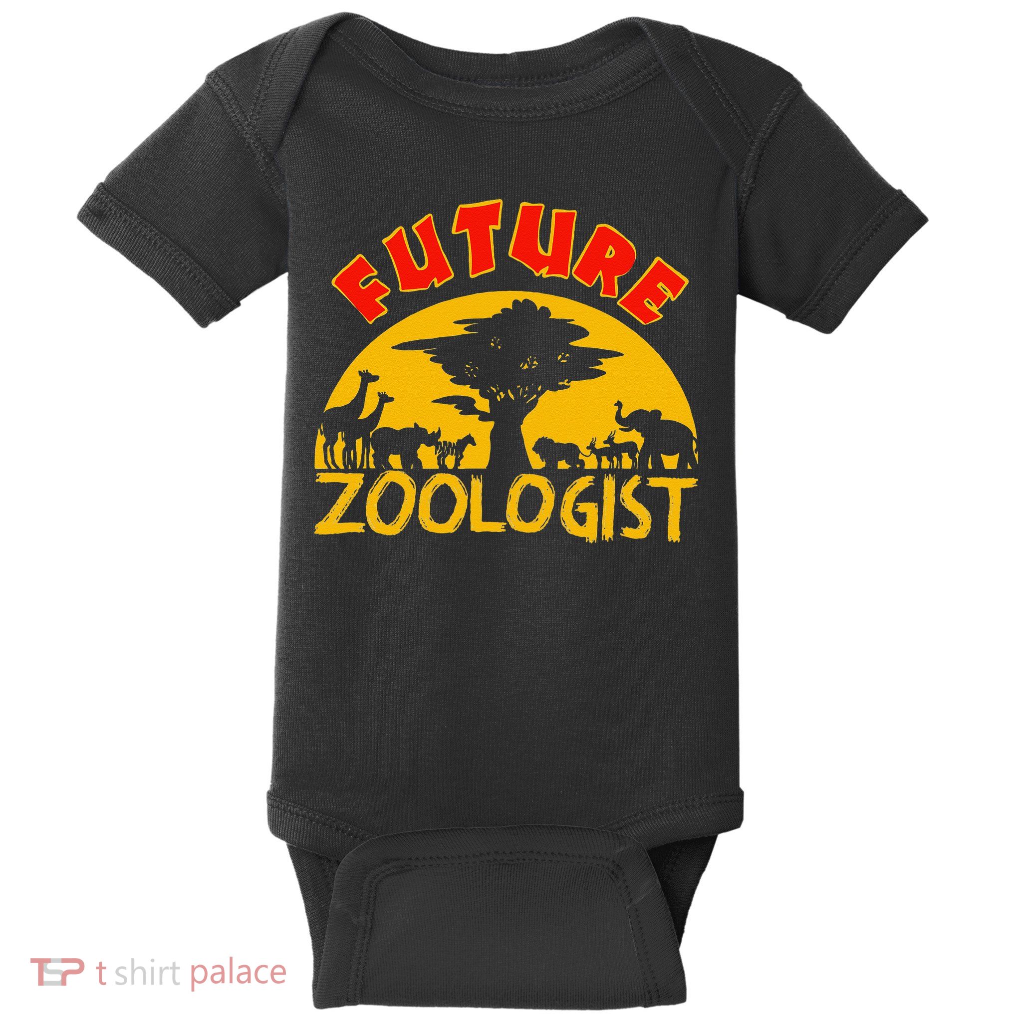 Future Zoologist Cute Zoology Students Funny Zoo Keeper Gift Baby Bodysuit