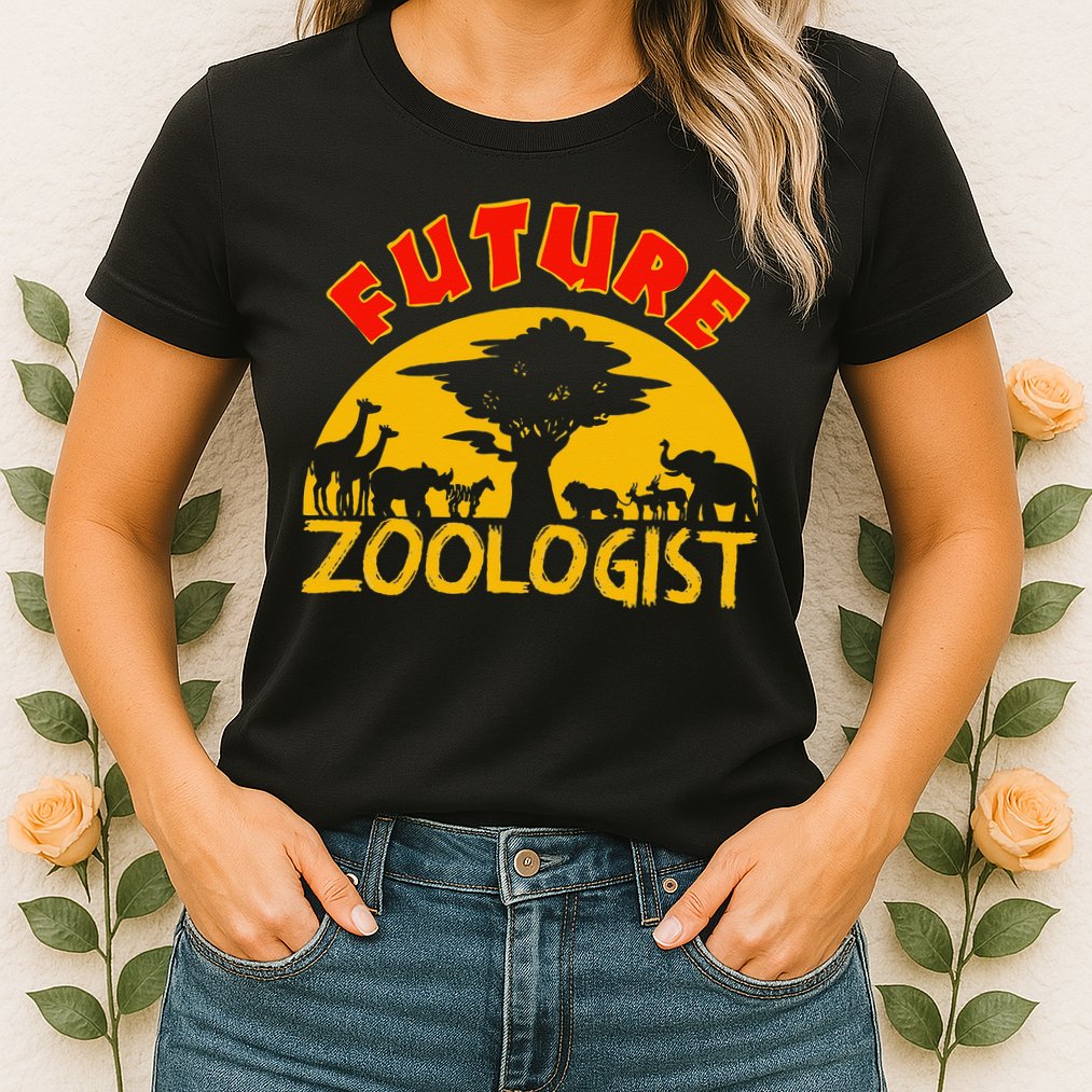 Future Zoologist Cute Zoology Students Funny Zoo Keeper Gift Womens T-Shirt