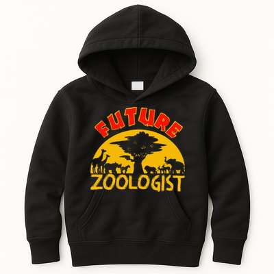 Future Zoologist Cute Zoology Students Funny Zoo Keeper Gift Kids Hoodie