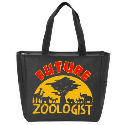 Future Zoologist Cute Zoology Students Funny Zoo Keeper Gift Zip Tote Bag