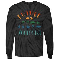 Future Zoologist Designs Zookeeper Costume Tie-Dye Long Sleeve Shirt