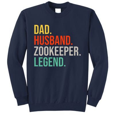 Funny Zookeeper Dad Husband Zoo Animal Keeper Father´s Day Tall Sweatshirt