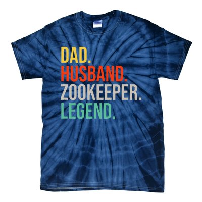 Funny Zookeeper Dad Husband Zoo Animal Keeper Father´s Day Tie-Dye T-Shirt