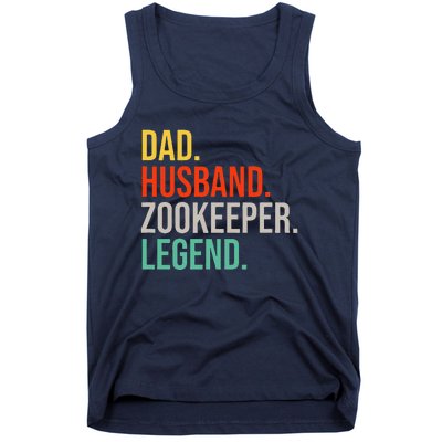 Funny Zookeeper Dad Husband Zoo Animal Keeper Father´s Day Tank Top