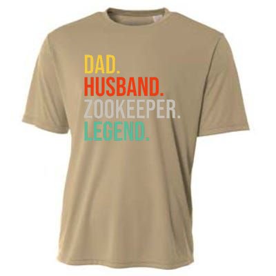 Funny Zookeeper Dad Husband Zoo Animal Keeper Father´s Day Cooling Performance Crew T-Shirt