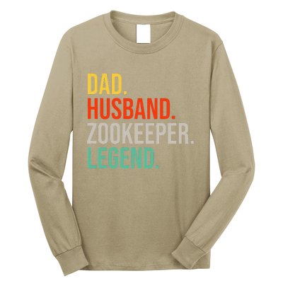 Funny Zookeeper Dad Husband Zoo Animal Keeper Father´s Day Long Sleeve Shirt