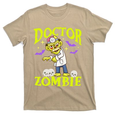 Funny Zombie Doctor Spooky Halloween Costume For Doctors T-Shirt