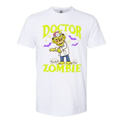 Funny Zombie Doctor Spooky Halloween Costume For Doctors Softstyle® CVC T-Shirt