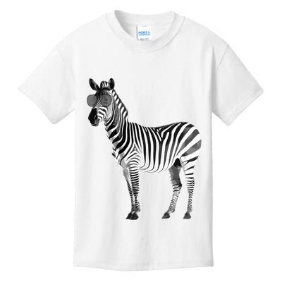 Funny Zebra Design For Animal Zebra Lover Kids T-Shirt