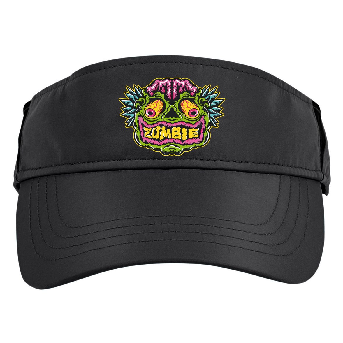 Funny Zombie Face Halloween Adult Drive Performance Visor