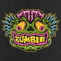 Funny Zombie Face Halloween Adult Drive Performance Visor