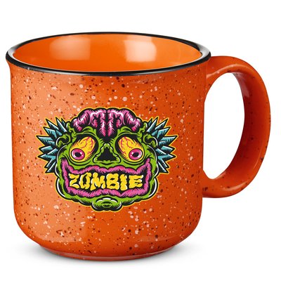 Funny Zombie Face Halloween 15oz Campfire Ceramic Mug