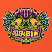 Funny Zombie Face Halloween Visor