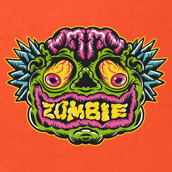 Funny Zombie Face Halloween Visor