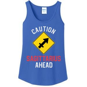 Funny Zodiac Horoscope Sagittarius Road Sign Traffic Signal Funny Gift Ladies Essential Tank