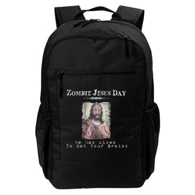 Funny Zombie Jesus Day He Has Risen Sarcastic Easter Backpack