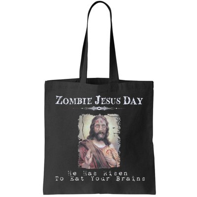 Funny Zombie Jesus Day He Has Risen Sarcastic Easter Bag