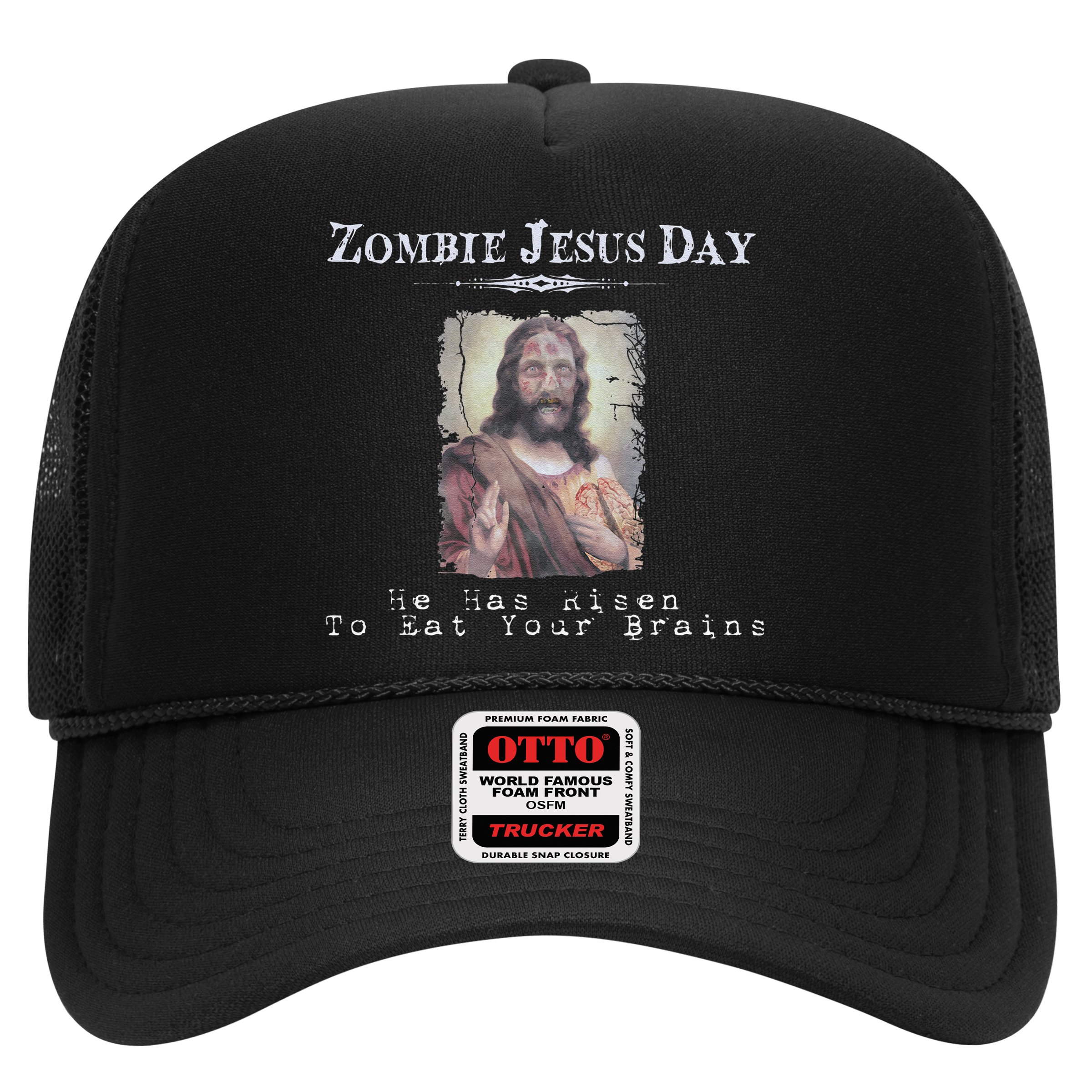 Funny Zombie Jesus Day He Has Risen Sarcastic Easter Hat