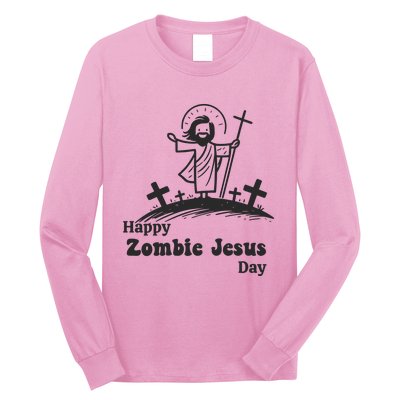 Funny Zombie Jesus Long Sleeve Shirt