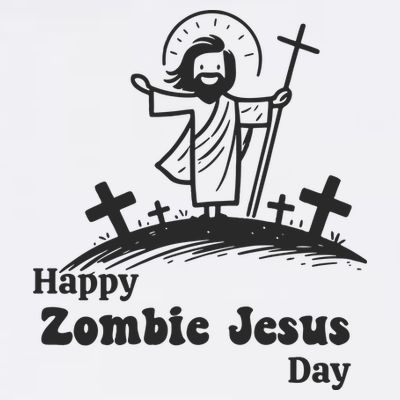 Funny Zombie Jesus T-Shirt