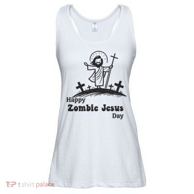 Funny Zombie Jesus Ladies Essential Flowy Tank