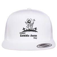 Funny Zombie Jesus Flat Bill Trucker Hat