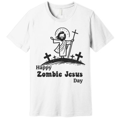 Funny Zombie Jesus Premium T-Shirt