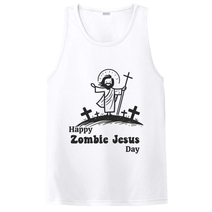 Funny Zombie Jesus PosiCharge Competitor Tank