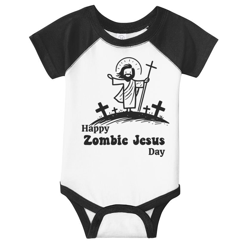 Funny Zombie Jesus Infant Baby Jersey Bodysuit