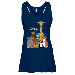 FUTURE ZOO KEEPER African Safari Boy Girl Ladies Essential Flowy Tank