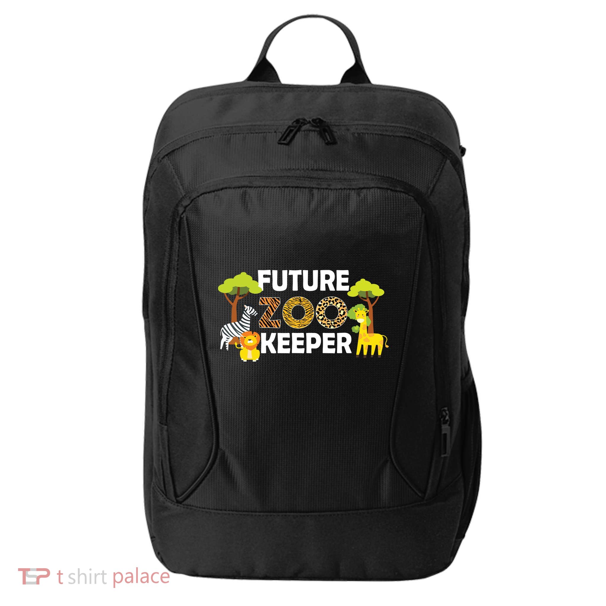 Future Zoo Keeper Safari Trip Zoo Keeper Adventure Wildlife City Backpack
