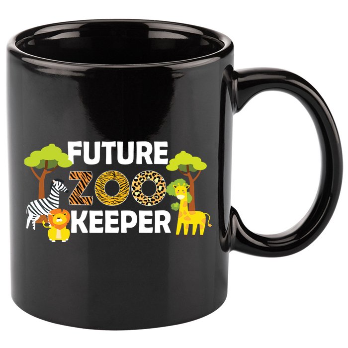 Future Zoo Keeper Safari Trip Zoo Keeper Adventure Wildlife 11oz C Handle Ceramic Mug