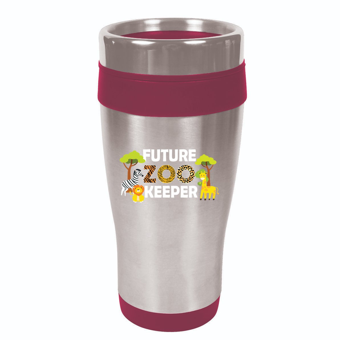 Future Zoo Keeper Safari Trip Zoo Keeper Adventure Wildlife 16oz Travel Tumbler