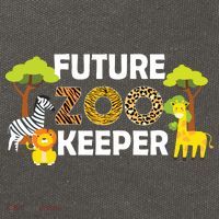 Future Zoo Keeper Safari Trip Zoo Keeper Adventure Wildlife Cotton Canvas Backpack