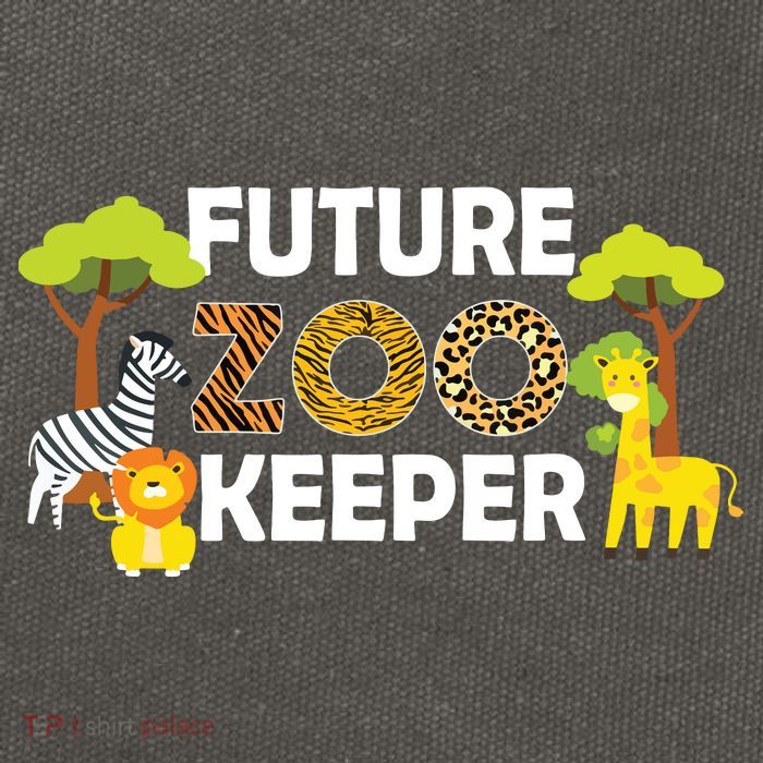 Future Zoo Keeper Safari Trip Zoo Keeper Adventure Wildlife Cotton Canvas Backpack