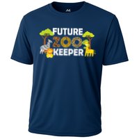 Future Zoo Keeper Safari Trip Zoo Keeper Adventure Wildlife Cooling Performance Crew T-Shirt