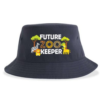 Future Zoo Keeper Safari Trip Zoo Keeper Adventure Wildlife Sustainable Bucket Hat
