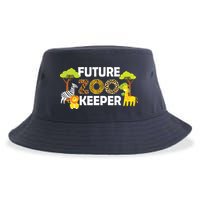 Future Zoo Keeper Safari Trip Zoo Keeper Adventure Wildlife Sustainable Bucket Hat