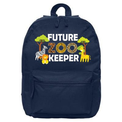 Future Zoo Keeper Safari Trip Zoo Keeper Adventure Wildlife 16 in Basic Backpack