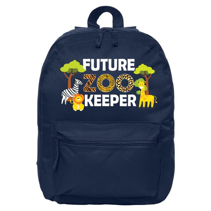 Future Zoo Keeper Safari Trip Zoo Keeper Adventure Wildlife 16 in Basic Backpack