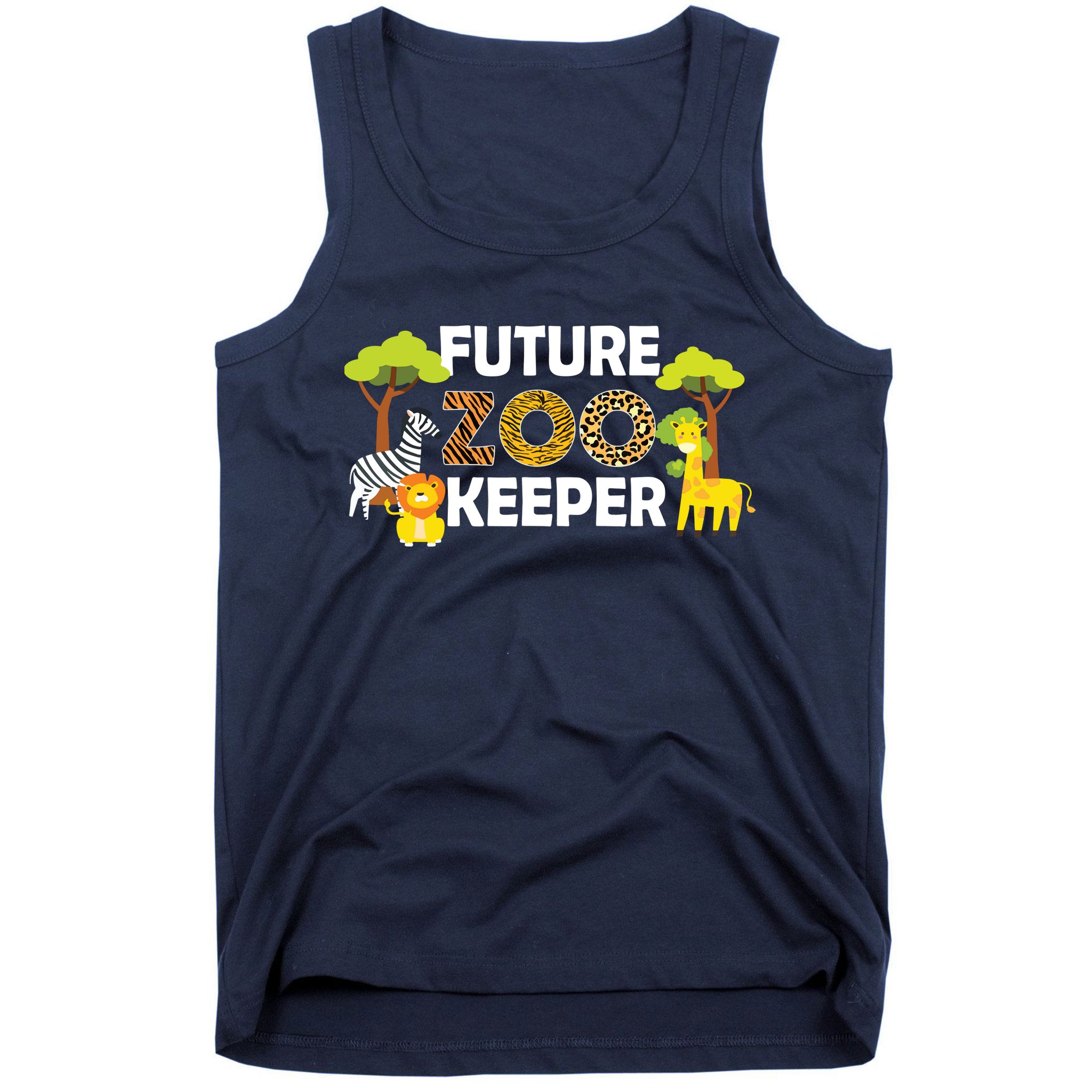 Future Zoo Keeper Safari Trip Zoo Keeper Adventure Wildlife Tank Top