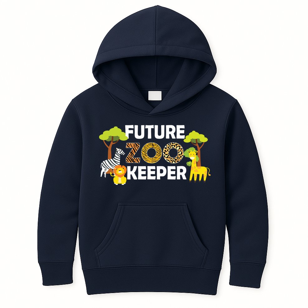 Future Zoo Keeper Safari Trip Zoo Keeper Adventure Wildlife Kids Hoodie
