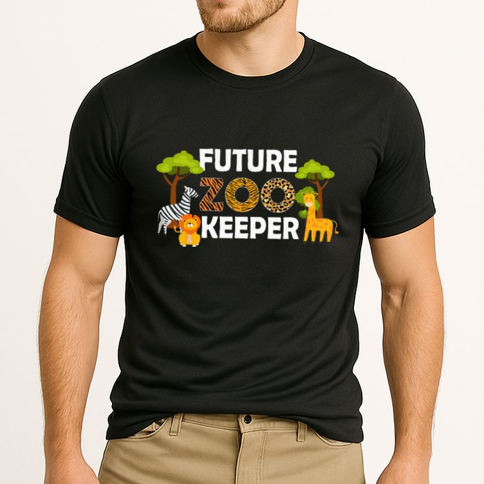 Future Zoo Keeper Safari Trip Zoo Keeper Adventure Wildlife Cooling Performance Crew T-Shirt