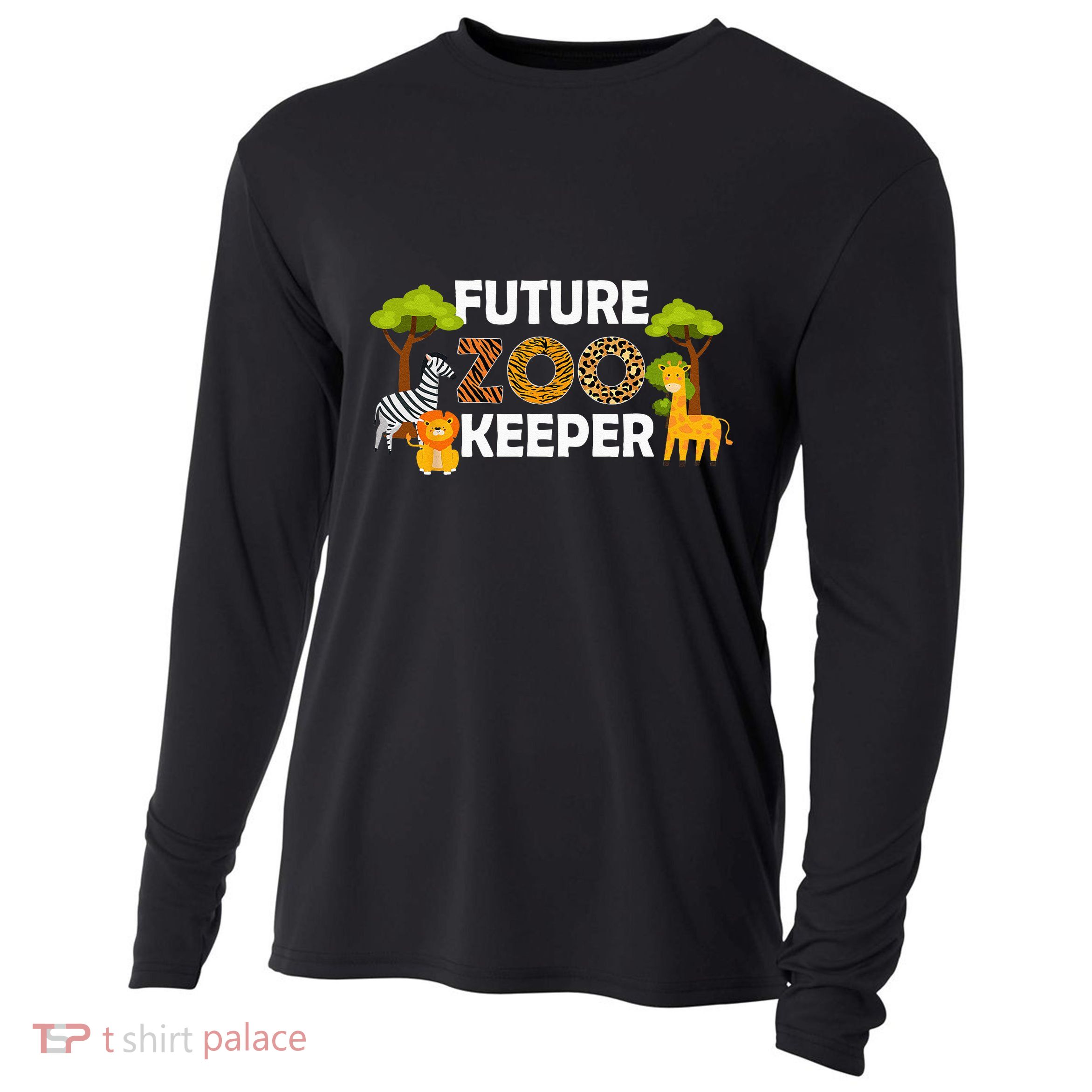 Future Zoo Keeper Safari Trip Zoo Keeper Adventure Wildlife Cooling Performance Long Sleeve Crew