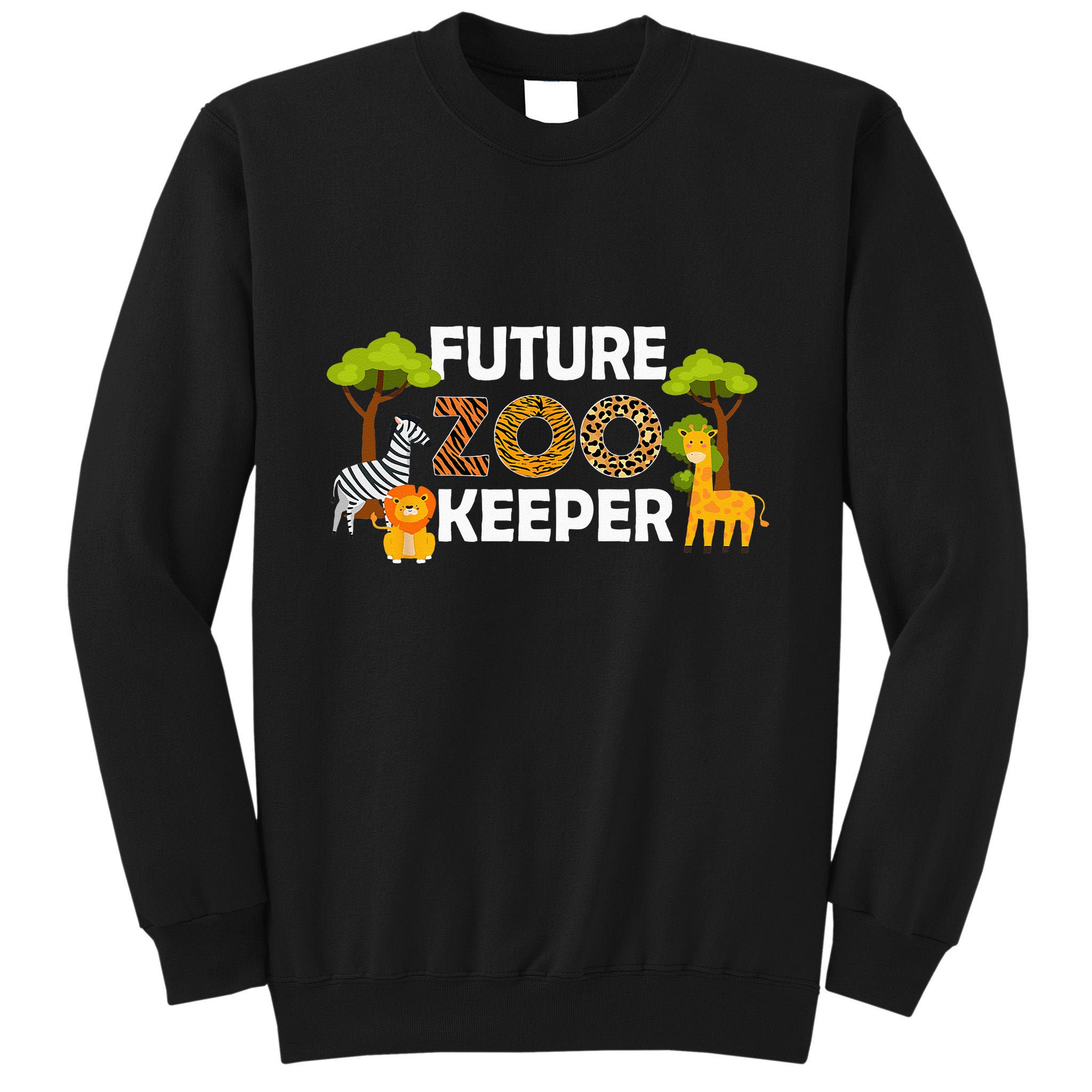 Future Zoo Keeper Safari Trip Zoo Keeper Adventure Wildlife Tall Sweatshirt
