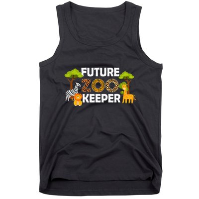 Future Zoo Keeper Safari Trip Zoo Keeper Adventure Wildlife Tank Top