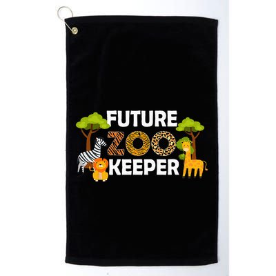 Future Zoo Keeper Safari Trip Zoo Keeper Adventure Wildlife Golf Towel